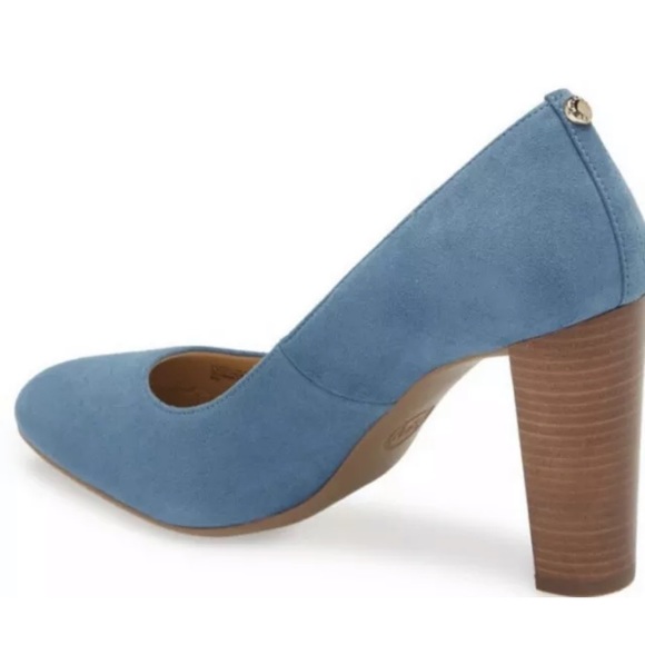 Michael Kors Flex Pump Suede Heel Dark Chambray - Picture 6 of 6